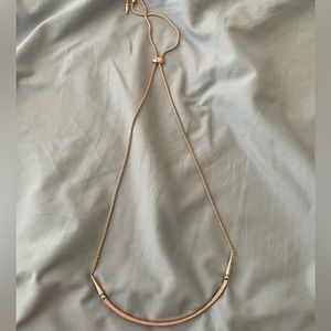 Kendra Scott Scottie choker necklace in rose gold